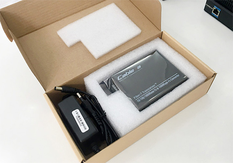 Media converter 1 sợi FMC-100-GE-SFP-CA Cablexa