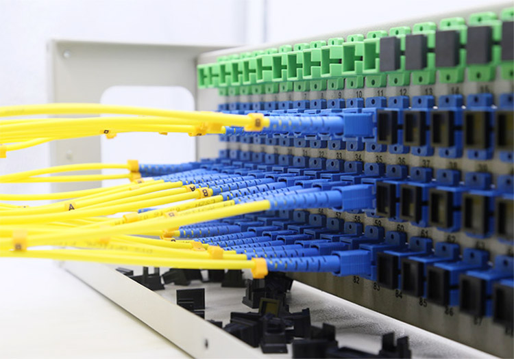 Kết nối ODF quang 96FO với dây nhảy quang Kết nối ODF quang 96FO với dây nhảy quang