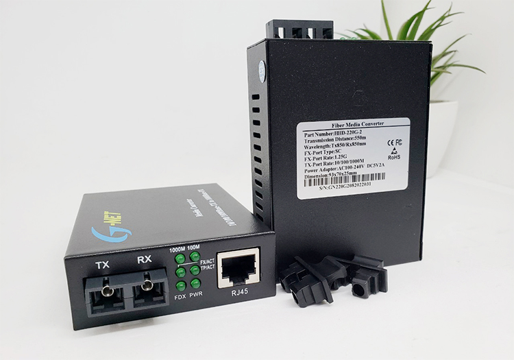 Chi tiết hình ảnh Converter quang Multimode HHD-220-2 G-Net