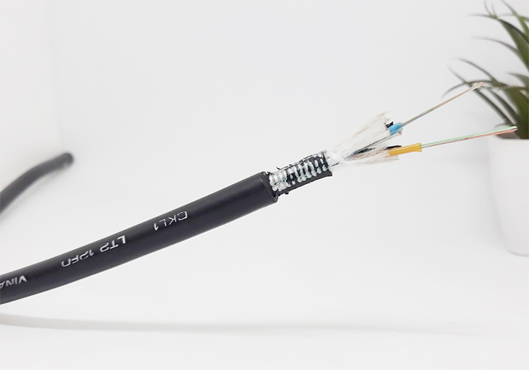 Dây cáp quang 8FO chôn trực tiếp Vinacap