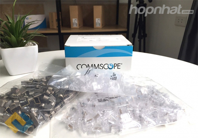 Hạt mạng RJ45 Cat5e Commscope Hạt mạng RJ45 Cat5e Commscope