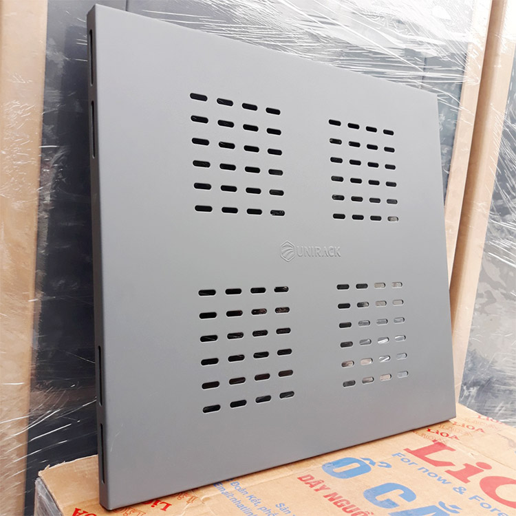 Các chi tiết có trên khay cố định tủ rack D600 Unirack Các chi tiết có trên khay cố định tủ rack D600 Unirack