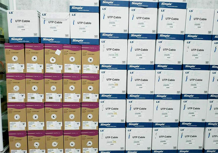 Dây cáp mạng Cat6 UTP LS tại kho Hợp Nhất Dây cáp mạng Cat6 UTP LS tại kho Hợp Nhất