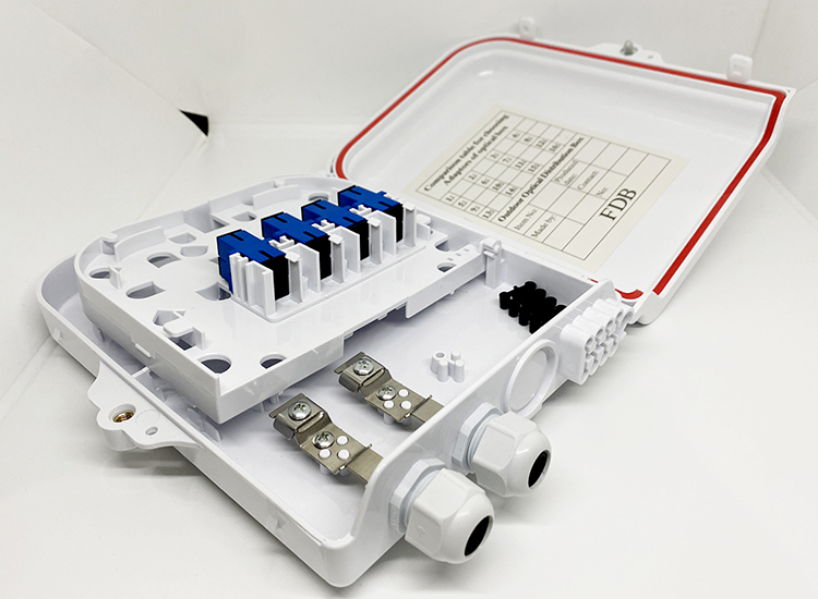 Hộp phối quang ODF quang 8FO vỏ nhựa ngoài trời hãng KCO