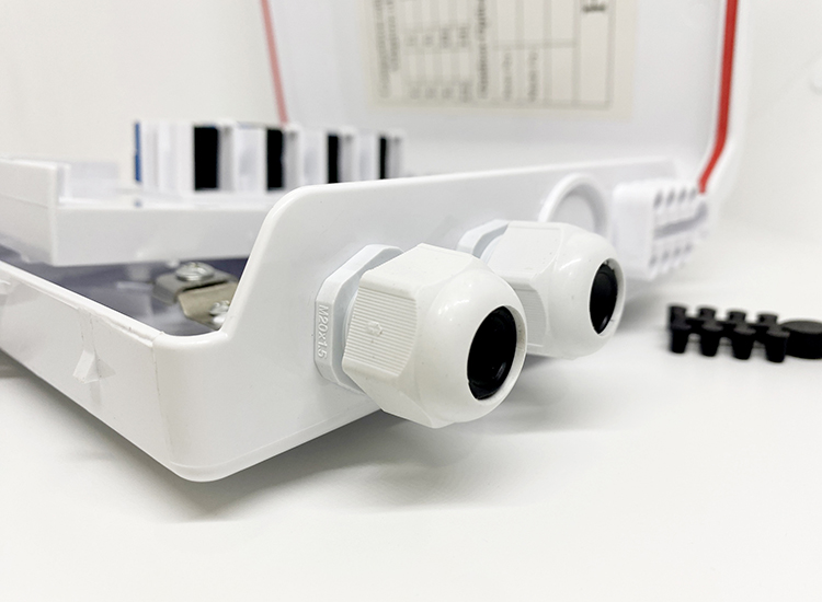 Hộp phối quang ODF quang 8FO vỏ nhựa ngoài trời hãng KCO