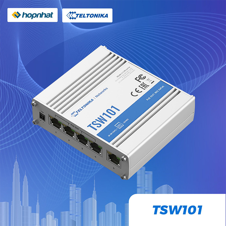 Switch 4 port PoE TSW101 