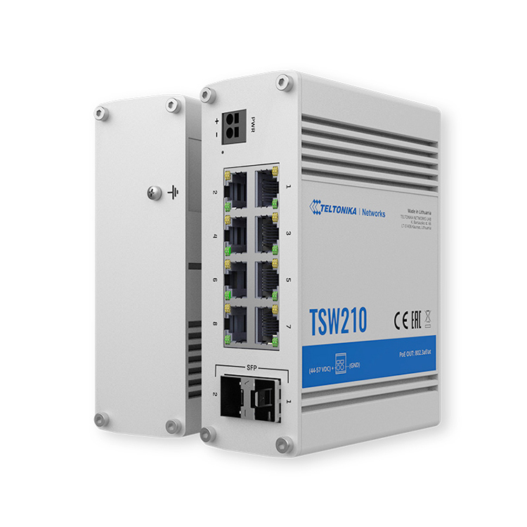 Switch 8 port gigabit TSW210 TELTONIKA Switch 8 port gigabit TSW210 TELTONIKA