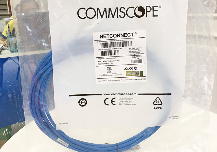 Dây nhảy mạng Cat6 chính hãng COMMSCOPE AMP Dây nhảy mạng Cat6 chính hãng COMMSCOPE AMP