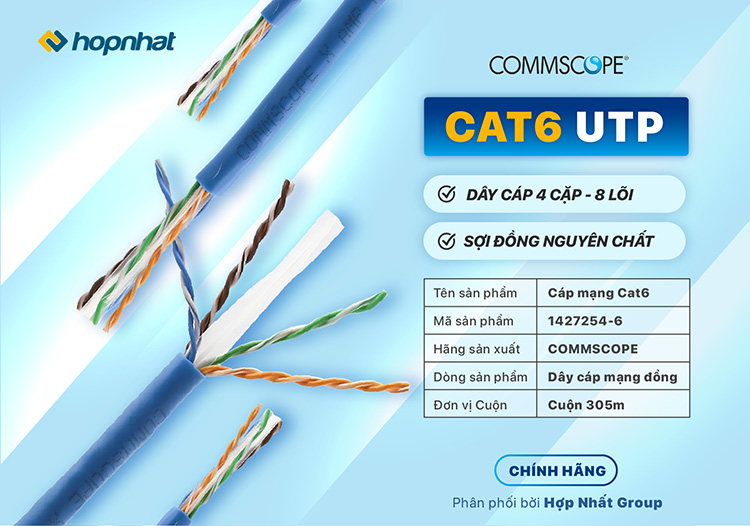 Dây cáp mạng Cat6 COMMSCOPE