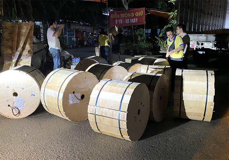 Cáp quang nhập kho Hợp Nhất Group Cáp quang nhập kho Hợp Nhất Group