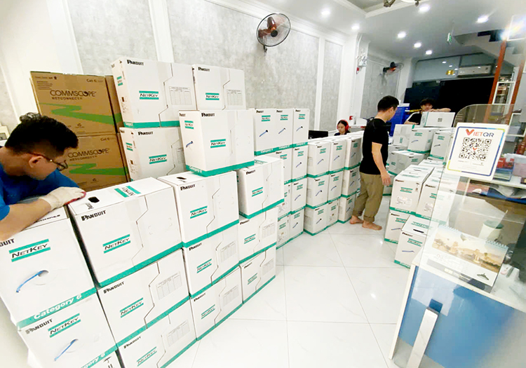 Cáp mạng Panduit sẵn kho, tại Hợp Nhất Group