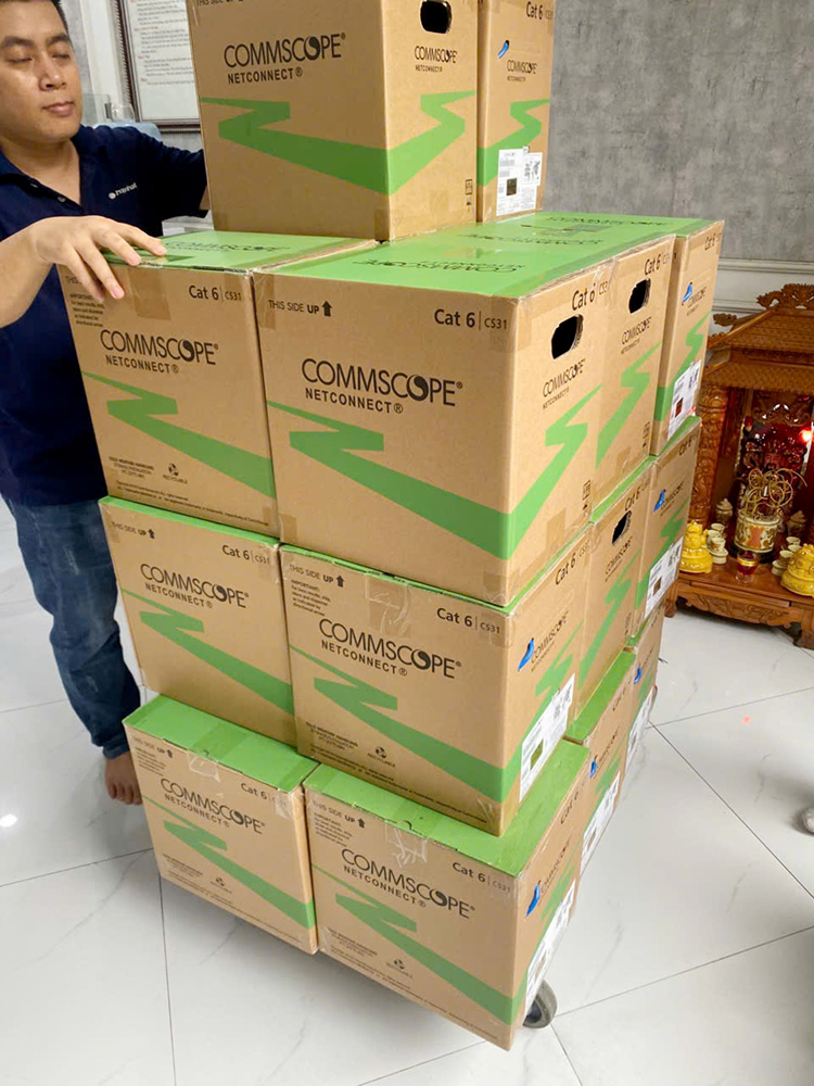 Dây cáp mạng Commscope Cat6 cho hệ thống Data Center