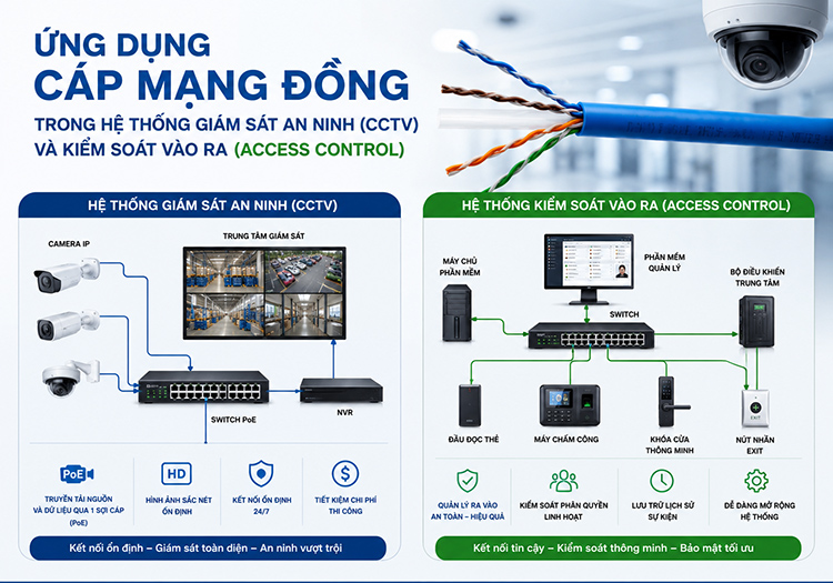 Hệ thống Giám sát An ninh (CCTV) và Kiểm soát Vào Ra (Access Control)