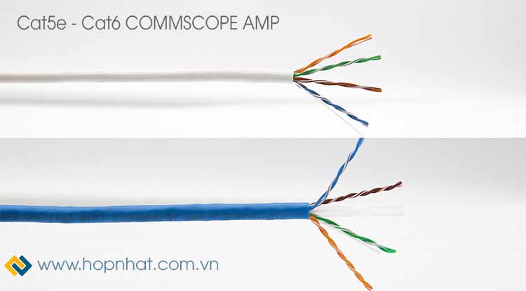 Dây cáp mạng Cat5e và Cat6