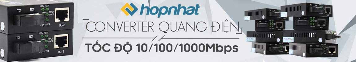 Bộ chuyển đổi quang 10/100/100M - Bộ chuyển đổi quang điện 1G chính hãng