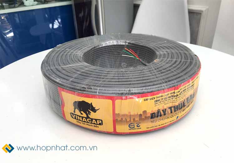 Dây cáp điện thoại 2 đôi hãng Vinacap Dây cáp điện thoại 2 đôi hãng Vinacap