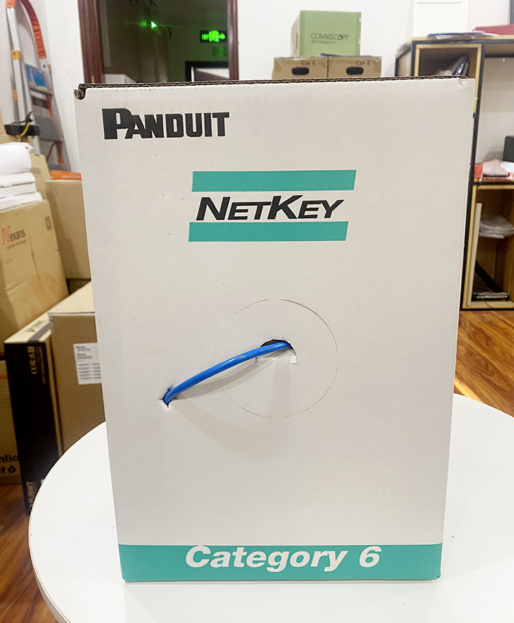 Cáp mạng Cat6 Panduit UTP, Vỏ PVC, 24AWG, 4 Pair