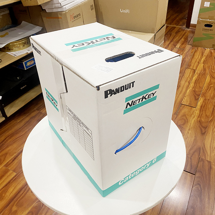 Cáp mạng Cat6 Panduit UTP, Vỏ PVC, 24AWG, 4 Pair