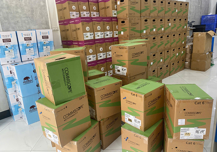 Dây cáp mạng Cat6 Panduit, CommScope được ứng dụng rộng rãi