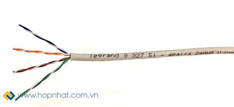 Dây cáp mạng Cat5e Legrand chuẩn UTP Dây cáp mạng Cat5e Legrand chuẩn UTP
