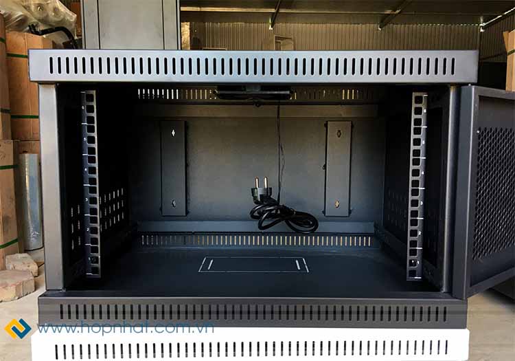 Thiết kế tủ rack 6U D400 màu đen