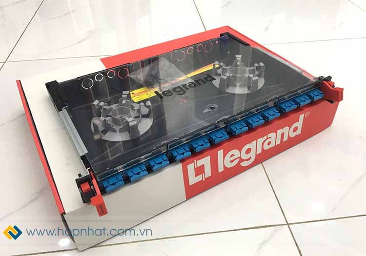 ODF quang 24FO Legrand dạng trượt bắt rack ODF quang 24FO Legrand dạng trượt bắt rack