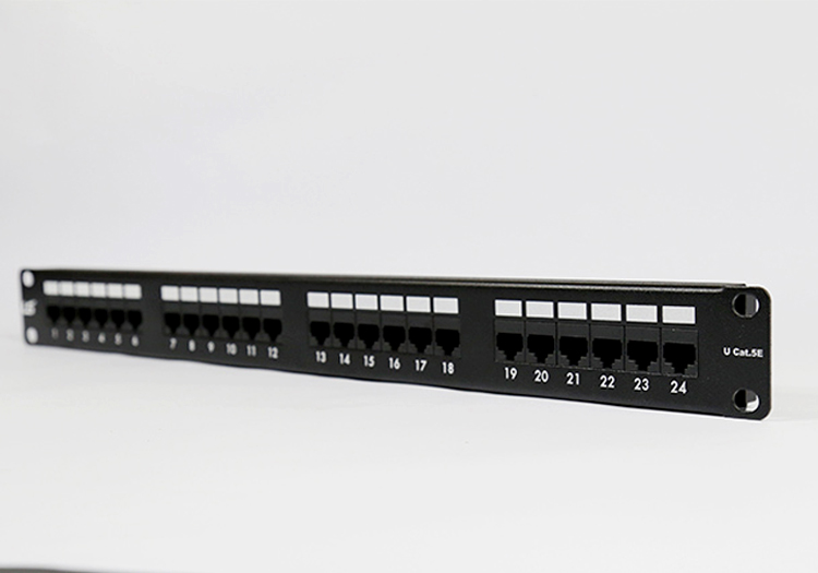 Khe cắm trên thanh Patch Panel Lan 24 Port LS