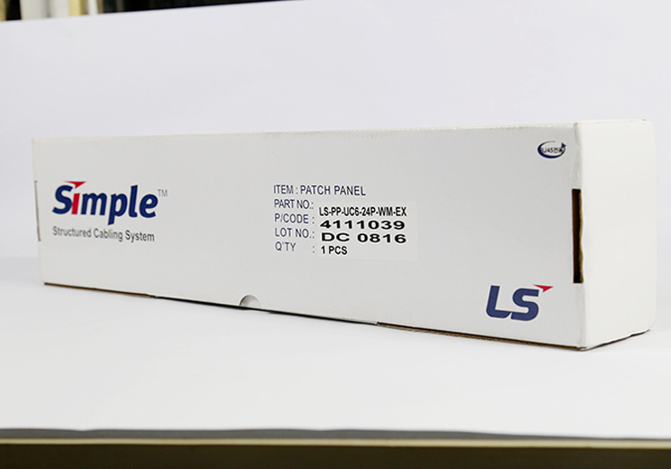 Patch Panel Cat5e 24 Port nhân liền hãng LS