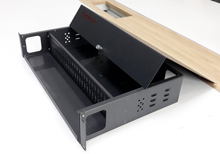 Vỏ hộp ODF 48FO trong nhà gắn rack Cablexa