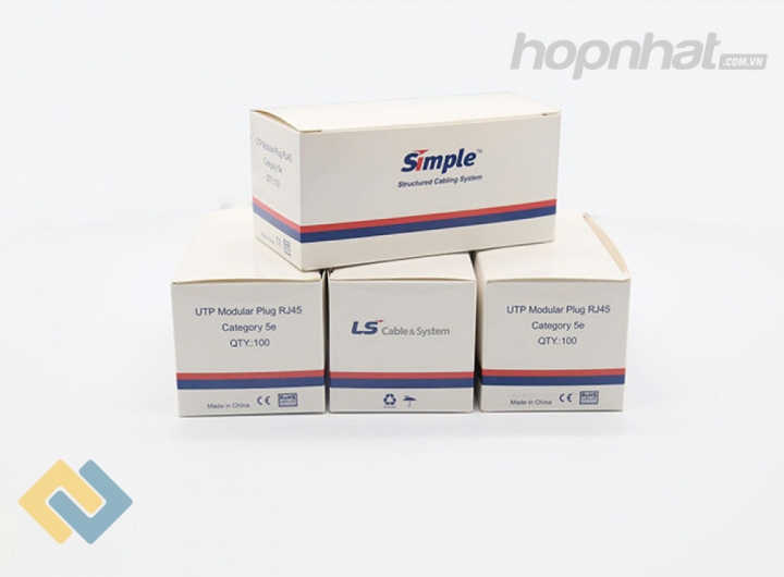 Hạt mạng Cat5E LS chính hãng phân phối bởi Hợp Nhất Hạt mạng Cat5E LS - Báo giá phân phối Hạt mạng Cat5E LS chính hãng