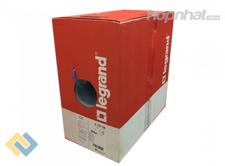 Cáp mạng Cat6 UTP PVC Legrand chính hãng phân phối bởi Hợp Nhất Cáp mạng Cat6 UTP PVC Legrand - Báo giá phân phối Cáp mạng Cat6 UTP PVC Legrand chính hãng