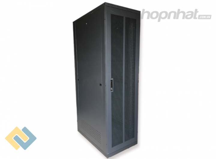 Tủ rack 42U D800 2 cửa lưới màu đen chính hãng phân phối bởi Hợp Nhất Tủ rack 42U D800 2 cửa lưới màu đen - Báo giá phân phối Tủ rack 42U D800 2 cửa lưới màu đen chính hãng