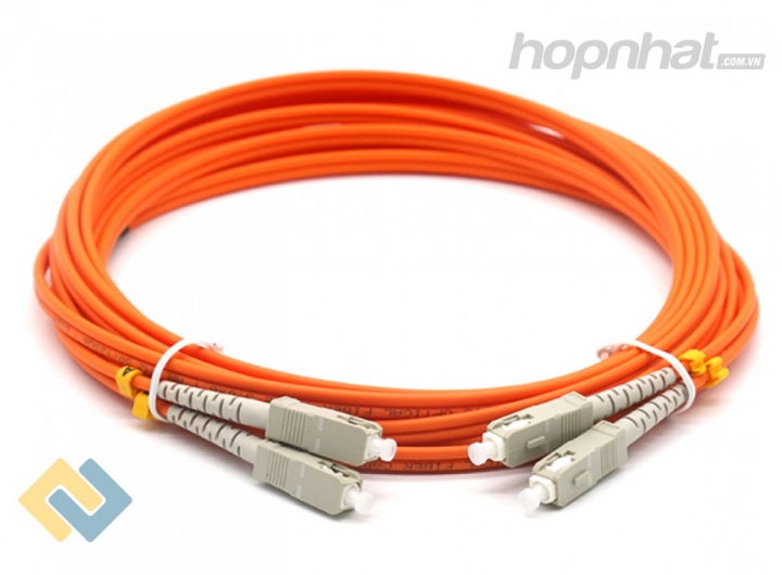 Dây nhảy quang Multimode SC-SC MM Duplex OM2 chính hãng phân phối bởi Hợp Nhất Dây nhảy quang Multimode SC-SC MM Duplex OM2 - Báo giá phân phối Dây nhảy quang Multimode SC-SC MM Duplex OM2 chính hãng