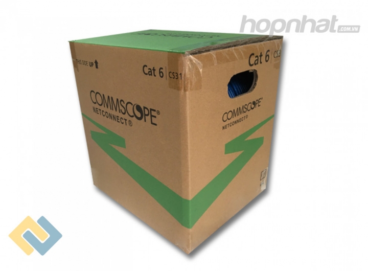 Cáp mạng Cat6 UTP Commscope AMP chính hãng phân phối bởi Hợp Nhất Cáp mạng Cat6 UTP Commscope AMP - Báo giá phân phối Cáp mạng Cat6 UTP Commscope AMP chính hãng