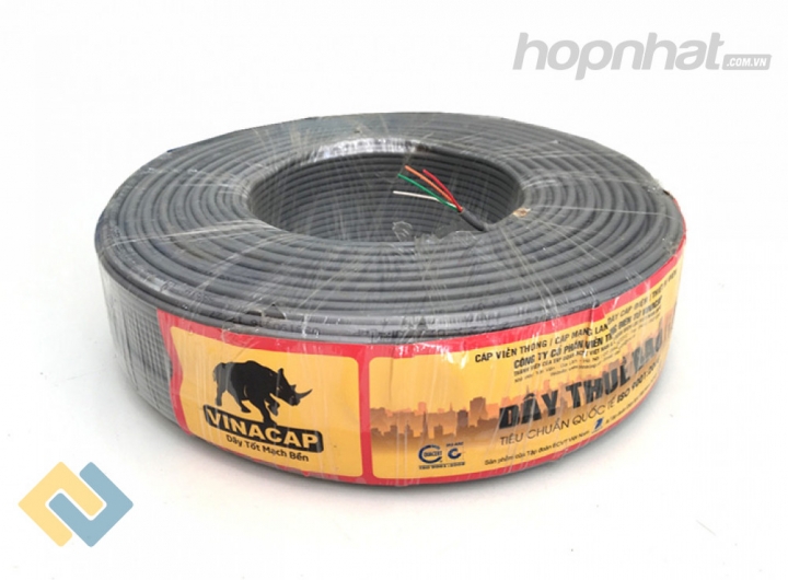 Cáp điện thoại 2 đôi 2x2x0.5 Vinacap chính hãng phân phối bởi Hợp Nhất Cáp điện thoại 2 đôi 2x2x0.5 Vinacap - Báo giá phân phối Cáp điện thoại 2 đôi 2x2x0.5 Vinacap chính hãng