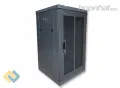 Tủ rack 20U D600 cửa lưới màu đen