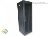Tủ rack 36U D600 2 cửa lưới màu đen