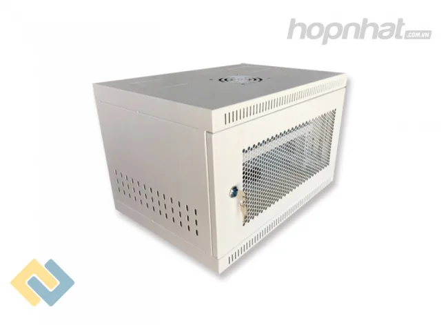 Tủ rack 6U D400 màu trắng