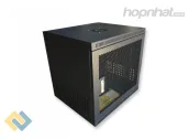 Tủ rack 10U D600 cửa lưới màu đen