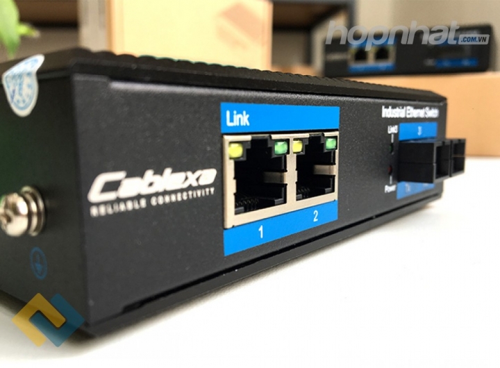Converter quang công nghiệp IES7210-2E1FX-CA Cablexa
