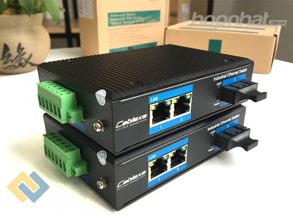 Converter quang công nghiệp IES7210-2E1FX-CA KCO