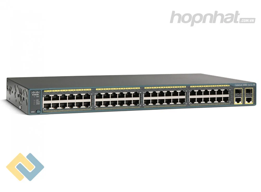 Cisco WS-C2960+48TC-L Catalyst 2960 48port 10/100 + 2 T/SFP LAN Base