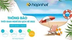 Thông  báo nghỉ du lịch hè 2022