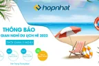 Thông  báo nghỉ du lịch hè 2022