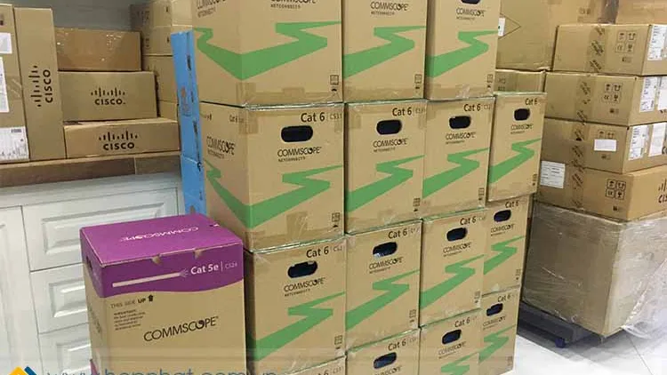 Tổng hợp cáp mạng Cat6 được sử dụng phổ biến nhất tại các dự án