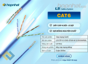 Ảnh thu nhỏ dây cáp mạng Cat6 UTP LS