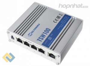 Switch công nghiệp PoE 4 ports 10/100/1000Mbps TSW100