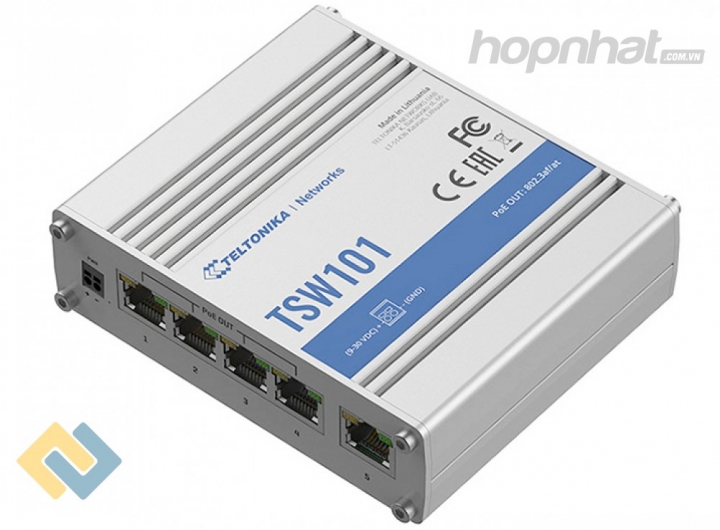Switch PoE 4 ports 10/100/1000Mbps TSW101