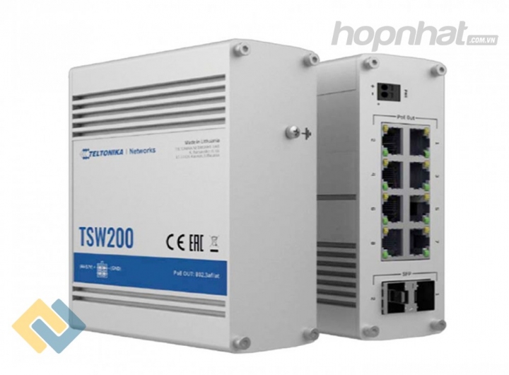 Switch công nghiệp POE 8 port TSW200