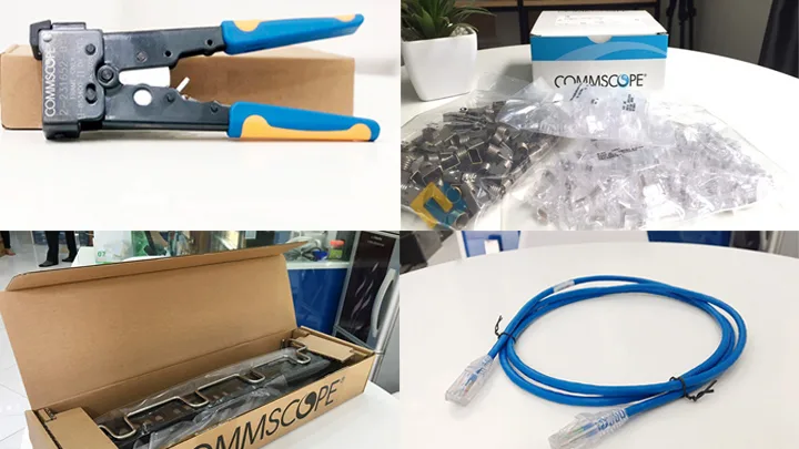Tổng hợp các phụ kiện mạng cáp đồng chính hãng Commscope